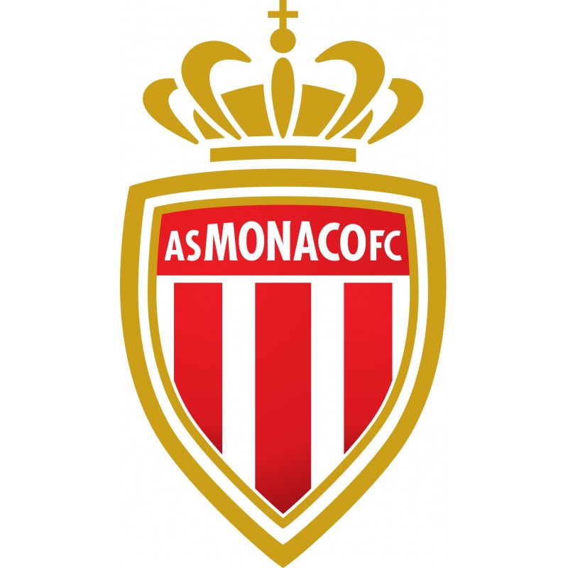 Cialda in ostia per torta con STEMMA AS MONACO personalizzata