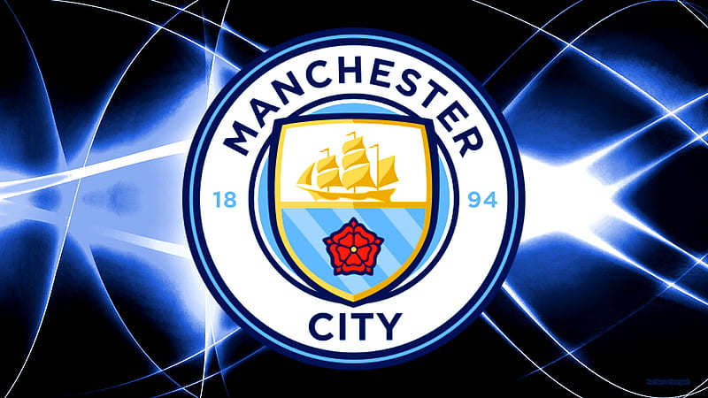 Cialda in ostia per torta MANCHESTER CITY SQUADRA LOGO STEMMA CALCIO, personalizzata con nome, disco, dolce, torte, cialde, ostie, cake topper, decorazioni