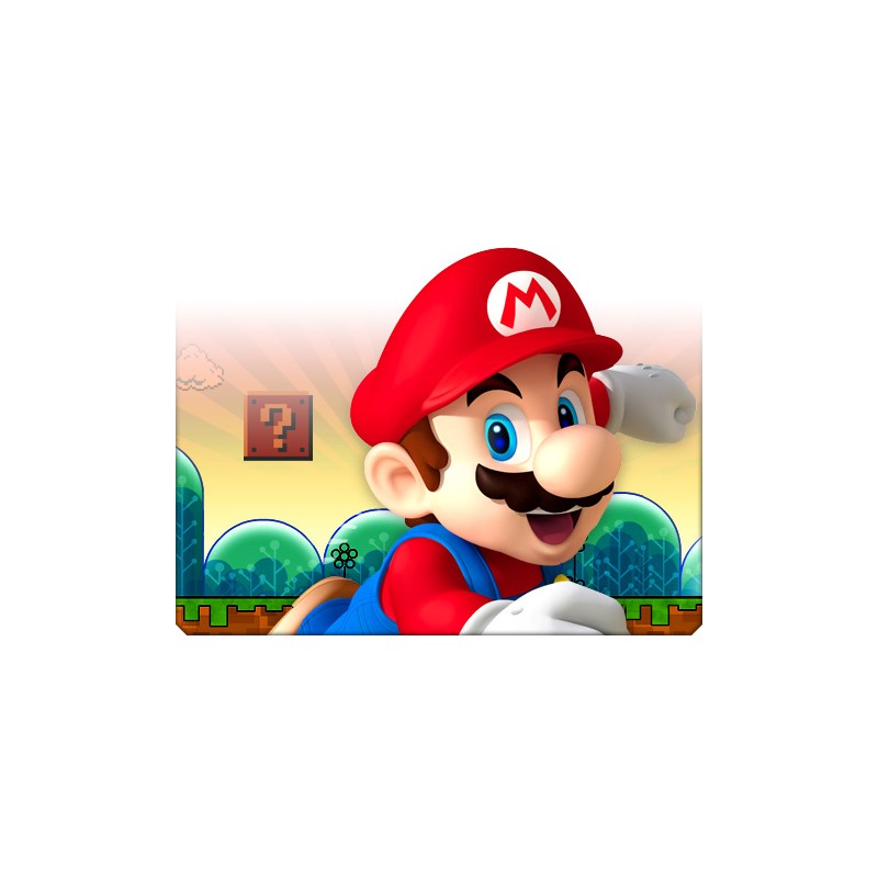 Cialda in ostia per torta con SUPER MARIO  personalizzata