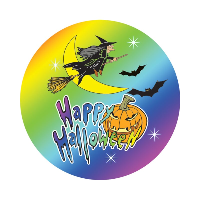 Cialda in ostia per torta con HALLOWEEN HORROR personalizzata