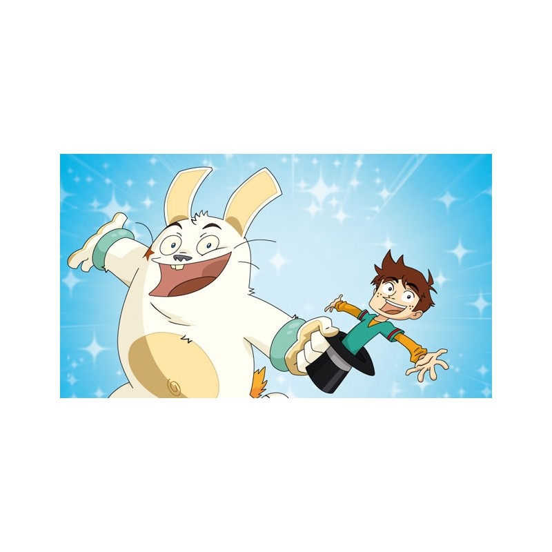 Cialda in ostia per torta con REKKIT RABBIT 2 personalizzata