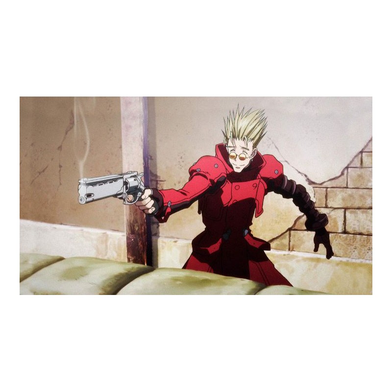 Cialda in ostia per torta con TRIGUN personalizzata