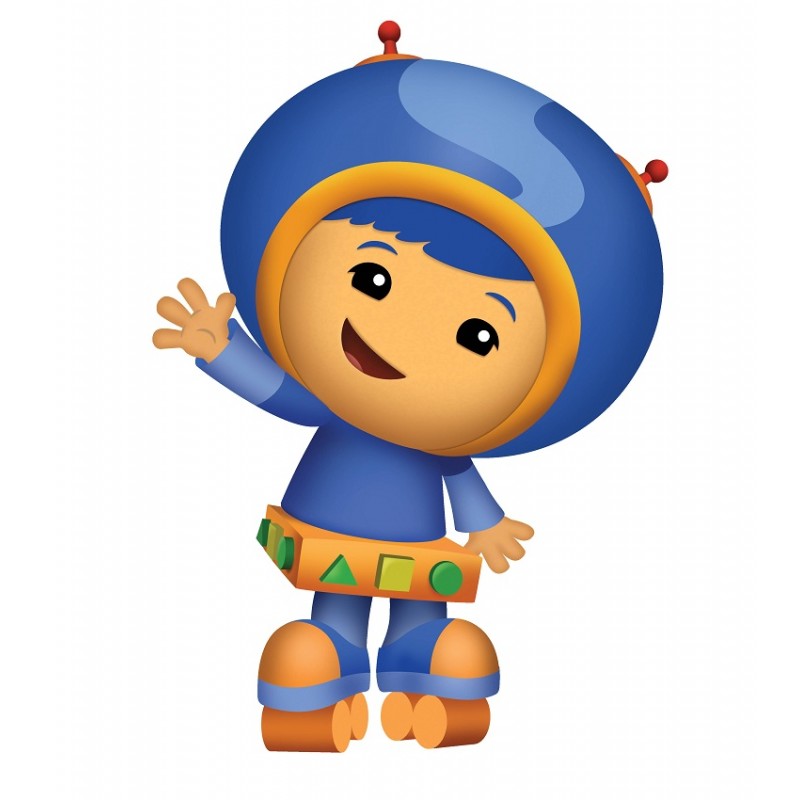 Cialda in ostia per torta con UMIZOOMI TEAM  personalizzata