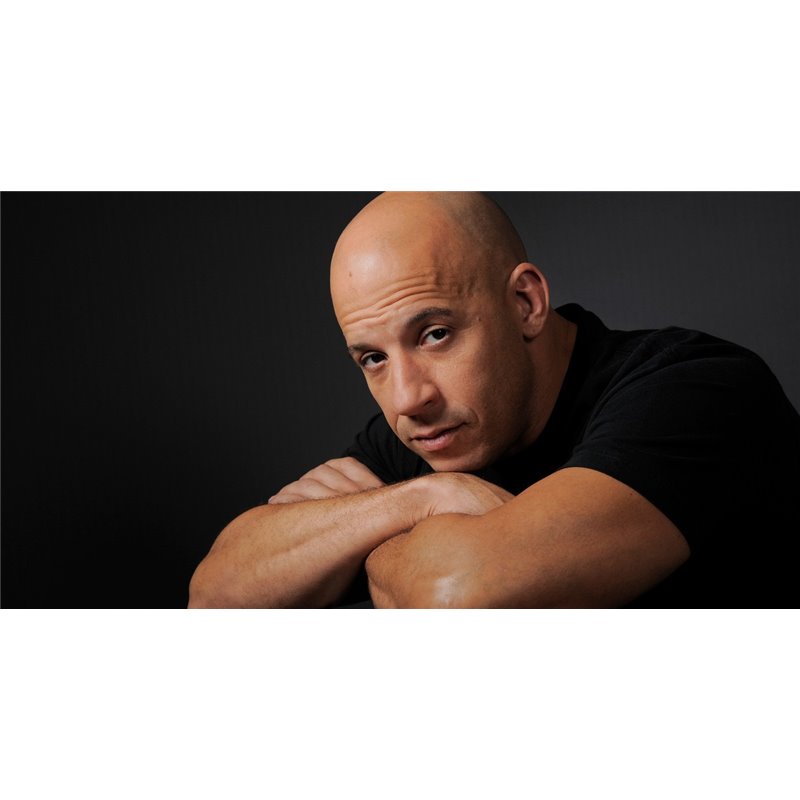 Cialda in ostia per torta con VIN DIESEL FAST N FURIOUS personalizzata