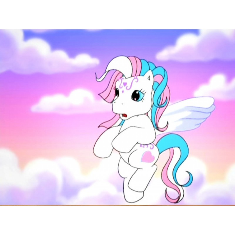 Cialda in ostia per torta con VOLA MIO MINI PONY personalizzata