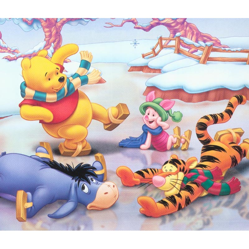 Cialda in ostia per torta con WINNIE THE POOH personalizzata