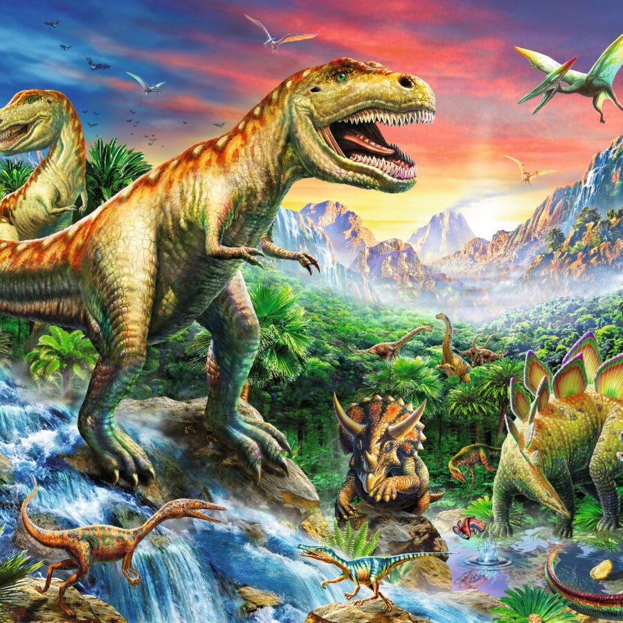Cialda in ostia per torta DINOSAURI DINOSAURO T REX, personalizzata nome, disco, dolce, torte, cialde, ostie